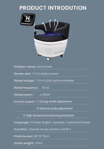 Silla de Rehabilitación con Estimulación Muscular Eléctrica (EMS) para el Suelo Pélvico, 510K CE, ABS, Acero Inoxidable, <span class=keywords><strong>1</strong></span>.5 Años de Garantía - Product Image 6