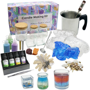 <span class=keywords><strong>Kit</strong></span> de fabrication de bougies parfumées en gel, ensemble de fabrication de bougies DIY <span class=keywords><strong>pour</strong></span> la création de bougies colorées - Product Image 1
