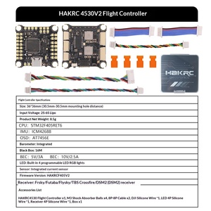 55A F405 6S Fly Tower 8Bit ช่องเสียบคู่ ESC สำหรับโดรนแข่งขัน FPV มัลติโรเตอร์ - Product Image 6