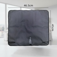 Coussin de siège gonflable 3D antidérapant 46,5x41cm, respirant, à cellules d'air, pour la maison, le bureau, la voiture, pour les longues sessions assises