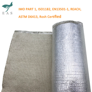 Adhésif silicone haute température, tissu en fibre de verre avec feuille d'aluminium pour isolation thermique, couverture anti-feu, couverture de soudage - Product Image 2