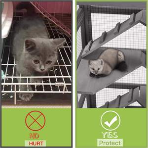 Ferret kafes fare kafesi 5 seviyeleri küçük hayvan kafesi için Chinchilla, kirpi, sincap, bukalemun, kertenkele, gerbils - Product Image 2