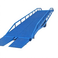Rampe de chargement portable en acier avec rails latéraux pour déchargement de conteneurs DCQ-12