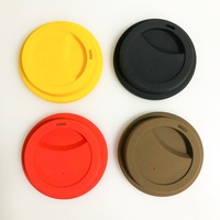 Couvre-tasse en silicone réutilisable pour tasse à café, mug, thé, populaire