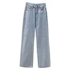 Celana Jeans Wanita Ukuran Batch Campur dan Warna Celana Jeans Besar Baru Tersedia Celana Jeans Kaki Kecil untuk Wanita