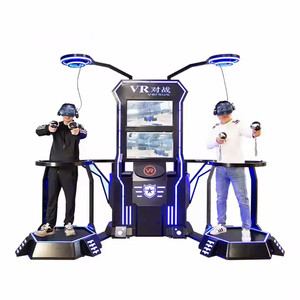9D VR Baby Bear Simulador de batalla interactivo de 2 asientos Zona <span class=keywords><strong>en</strong></span> línea interior/exterior Gun Play Station 1 año de garantía Idioma inglés - Product Image 1