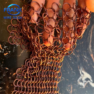 Œillet métallique en acier inoxydable à boucle annulaire, direct usine, pour vêtements et sacs, accessoires <span class=keywords><strong>de</strong></span> maille métallique personnalisés - Product Image 6
