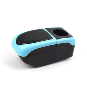 Vtear elegante ABS para Suzuki <span class=keywords><strong>Baleno</strong></span> 2015-2020 caja de reposabrazos de coche de cuero portavasos USB frontal con accesorio Interior - Product Image 6
