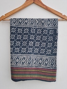 Sarongs, paréos et foulards en coton léger imprimés à la main sur blocs de bois, vêtements de plage pour femmes pour l'été et les stations balnéaires - Product Image 3