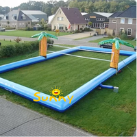 Château gonflable commercial d'extérieur SUNNY 12x6m avec capacité de 100-500 kg, en PVC, couleur et logo personnalisables