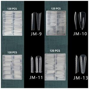 Hanyinails Fournisseur OEM Offre de beauté des ongles XL Coffin Moule français Construction Pointes d'ongles à double forme pour extension de gel dur en poly gel - Product Image 5