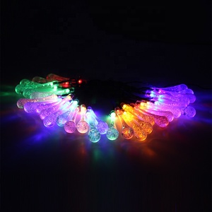 Luces de Navidad 6,5 m 30 Solar LED Cadena de luces de gota de agua al aire libre de Navidad impermeable Decoración de casa de hadas Cadena de luz - Product Image 2
