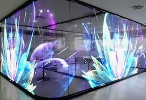 Pantalla LED flexible transparente curva 3D holográfica para pilar - Product Image 6