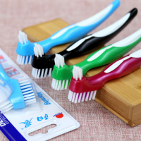 Brosse à fausses dents en Nylon 0.25, brosse à poils durs, élimine les taches de Surface, vernis les dents, 0.30mm ou 610mm, 1 pièce