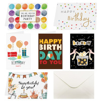 Tarjeta de Felicitación de Cumpleaños, Bendición, Felicitación, Personalizada, Positiva, Inspiradora, de Papel en Blanco