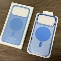 Coque magnétique ultra-fine 1:1 anti-jaunissement mate avec bouton AI et fonction Pop-up pour iPhone 18 17 Pro Max