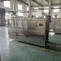 Ligne de production d'eau en bouteilles de 150 barres, machine automatique de lavage, remplissage et bouchage de 5 gallons pour boissons, moteur 2ml