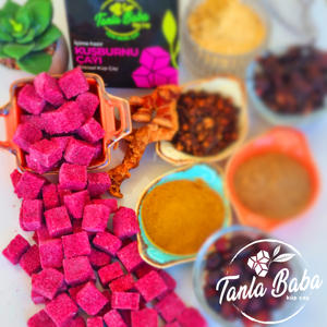 Cubo de té sin bolsa con sabor a hierbas mezcladas con hierbas, rosa mosqueta, infusión de hierbas afrutada tradicional, bebida fría y caliente, refrescante, bienestar Premium - Product Image 3