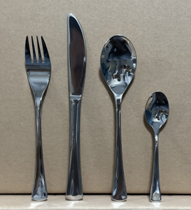 16/24/32 thép không gỉ thiết lập dao kéo CẠNH VUÔNG muỗng nĩa Flatware Set - Product Image 3