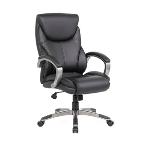 Vendita di alta qualità ufficio sedia ergonomica schienale alto in pelle morbida sedia da ufficio Manager sedia da ufficio