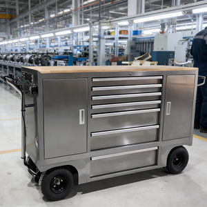 <strong>Tool</strong> Cart Workbench Brake Casters | Metal Door <strong>Tool</strong> Hanger Panel 7 <strong>Drawers</strong> | OEM/ODM Available 300kg Load Capacity 3-Year - Product Image 5