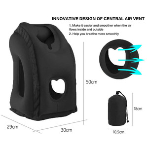 屋外用ポータブルインフレータブル飛行機トラベルネックヘッドサポート枕 - Product Image 3