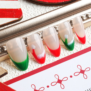 Proveedor de fábrica Venta caliente Manicura Ballet Navidad Acrílico Prensa en las <span class=keywords><strong>uñas</strong></span> Venta al por mayor <span class=keywords><strong>Uñas</strong></span> postizas en <span class=keywords><strong>uñas</strong></span> artificiales - Product Image 5