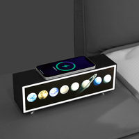 Lampe de chevet LED moderne rechargeable à commande tactile, lampe de table en aluminium pour chambre à coucher, éclairage d'ambiance décoratif