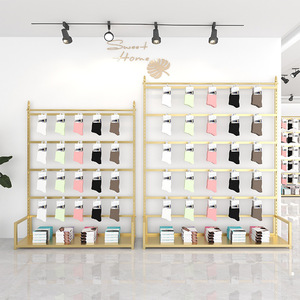 ชั้นวางถุงเท้าแบบแขวนปรับระดับได้ วัสดุ PVC สำหรับร้านขายเสื้อผ้า ร้านขายเครื่องประดับ ห้างสรรพสินค้า สำหรับจัดเก็บถุงเท้า ชุดชั้นใน และสินค้าอื่นๆ - Product Image 3