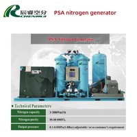 Générateur de gaz azote N2 haute pureté avec PLC, pompe à moteur 220V, remplissage de bouteilles hautement automatisé