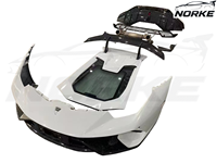 Nuevo Splitter Delantero de Fibra de Carbono Seca, Parachoques OE 4T3807059B, Fácil Instalación, Plug & Play para Huracan LP580 STO