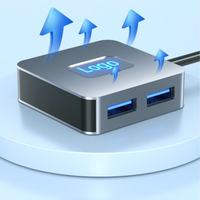 Hub USB Type C double tête SYONG, 4 ports USB-A 3.2 Gen 2 10 Gbps, station d'accueil multi-ports 4 en 1 pour MacBook Pro, iPad Pro, Chromebook