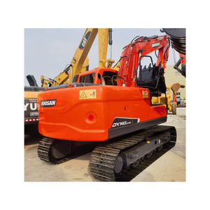 Excavadora de cadenas Doosan DX340LC-9C de alta potencia de excavación, excavadora hidráulica naranja de servicio pesado para minería - Product Image 1