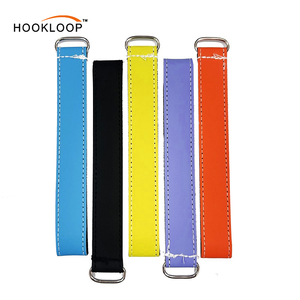 Custom Logo <strong>and</strong> Size <strong>Hook</strong> <strong>and</strong> <strong>Loop</strong> Leather Battery Strap Adjustable <strong>and</strong> Heat Resistant Iron Buckle Strap - Product Image 5