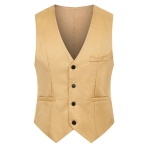 Gilets de costume pour hommes de haute qualité, coupe ajustée, veste <span class=keywords><strong>sans</strong></span> manches pour <span class=keywords><strong>homme</strong></span>, gilet <span class=keywords><strong>homme</strong></span>, décontracté, formel, veste de costume - Product Image 6