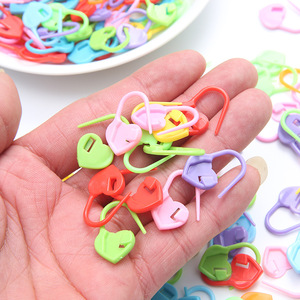 1000 piezas Anti-Release Love Plastic Pin Mark High Knitting Tools para contar suéteres disponibles Small Large Made Cotton - Product Image 1
