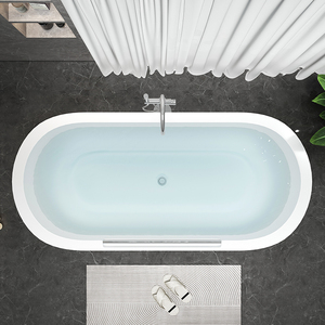 Bồn tắm cao cấp hiện đại, bồn tắm tự do đặt trong nhà, bồn tắm acrylic độc lập, bồn tắm ngâm mình tự do - Product Image 3