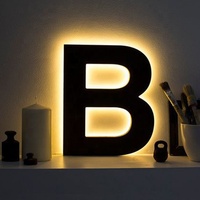 Personnalisé Populaire 3d En Plastique Lumière Mots Led Enseigne Panneau Publicité Extérieure Acrylique Canal Lettre