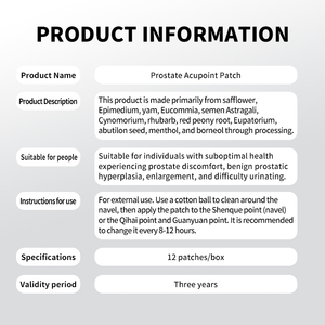 Tuyến tiền liệt điều trị thận vá chăm sóc sức khỏe cung cấp tuyến tiền liệt thạch cao và máy tính bảng tự nhiên sức khỏe tuyến tiền liệt vá - Product Image 5