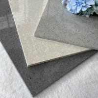 Carrelage de sol en porcelaine de couleur jaune beige 60x60cm, surface mate