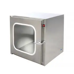 Standard Customized High Quality Dynamic Electronic Interlock Stainless Steel Transfer Window Pass Box For Clean Room