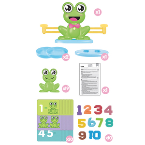 ילדים מוקדם חינוכי דיגיטלי איזון משחק כיף בעלי החיים ספירת איזון בקנה מידה מתמטיקה גזע צעצוע - Product Image 2