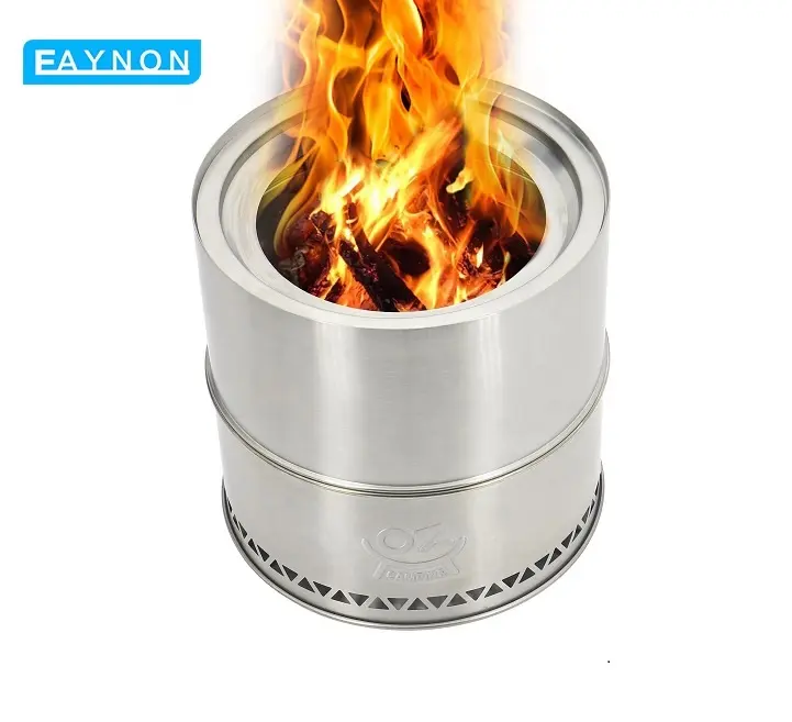 Eaynon High Quality Stainless Steel Bbq Fire Starter Camping Cooker Campfire Grill Stove Fireplace For Kitchen Use