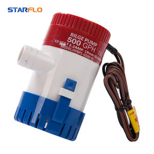 Pompe à eau submersible 12V/24V CC, arbre en acier inoxydable, pompe de drainage pour coque/yacht/marine, 1100 GPH, électrique, état d'occasion - Product Image 5