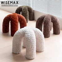 WISEMAX FURNITURE Mobilier de salon design créatif tabouret moderne en forme de poulpe pouf pour canapé pouf latéral