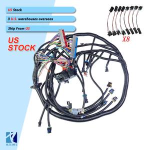 ชุดสายไฟเครื่องยนต์แบบสแตนด์อโลน<span class=keywords><strong>4L60E</strong></span> LS1พร้อมอะแดปเตอร์ Delphi 8ชิ้นสำหรับ Chevrolet GMC Cadillac 4.8 5.3 6.0L 1997-2006เรา - Product Image 1