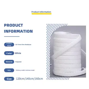 Tali Sepatu <span class=keywords><strong>Custom</strong></span> Cetak Baru 2025, Tali Sepatu Lapis Lilin Pipih untuk Sepatu Lari Sneakers Grosir Partai Besar Warna Campur - Product Image 1