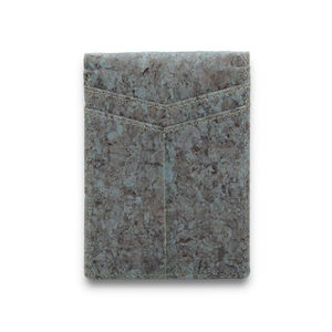 Экологичный тонкий бумажник из пробки для мужчин <span class=keywords><strong>RFID</strong></span>, безопасный веганский, не кожаный, Складывающийся в два раза, Карманный Кошелек для наличных денег - Product Image 3