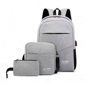 Factory Sale Business Casual <b>Laptop</b> Backpack With Messenger Bag <b>Small</b> Pouch for Men and Women - Product Image 1