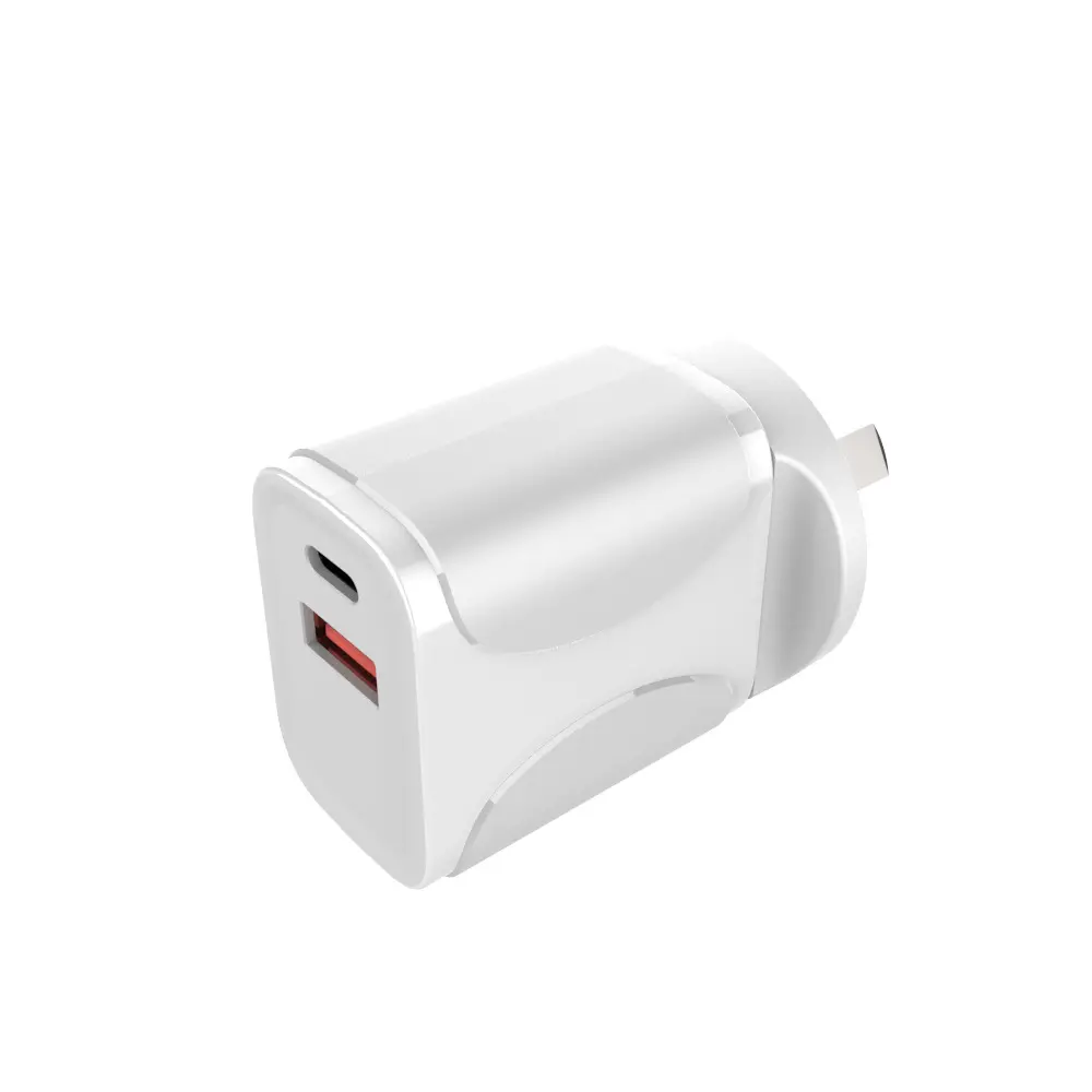 PD 20W QC3.0 Dual USB C QC Ports EU AU US Wall Charger Type-C Quick Phone Charger for iPhone iPad